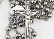 Men's Stainless Steel Rosary (Welded)