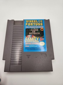Wheel Of Fortune Family Edition (NES Nintendo) Game and Manual, Tested