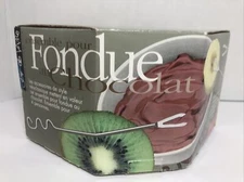 Fondue Set Mini Chocolate Fondue Set With 6 Forks And A Base Open Box Unsed