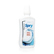 Spry Xylitol  Oral Rinse with Enamel Support, Cool Mint - 16 fl oz (Pack of 1)