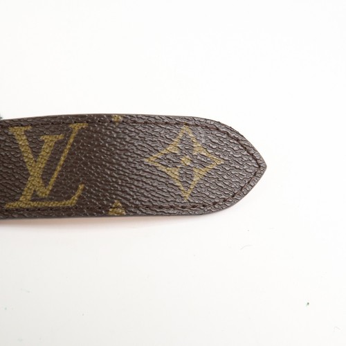 Louis Vuitton Monogram Saint Tulle Oval Belt 80/32 M9842 Auth Used - Picture 12 of 22