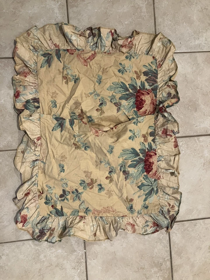 1 rara fronha de babados padrão floral Ralph Lauren Elsa Grasslands - Imagem 3 de 4