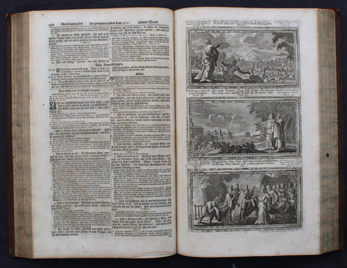 BIBLIA DAS IST DIE GANTZE HEILIGE SCHRIFT ILLUSTRIERT,KUPFERSTICHE,COTTA,1730 - Bild 9 von 9