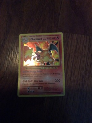Charizard 200 Damage Fire Type Pokemon Card 150 Hp Little Bit Of Scratches Ebay