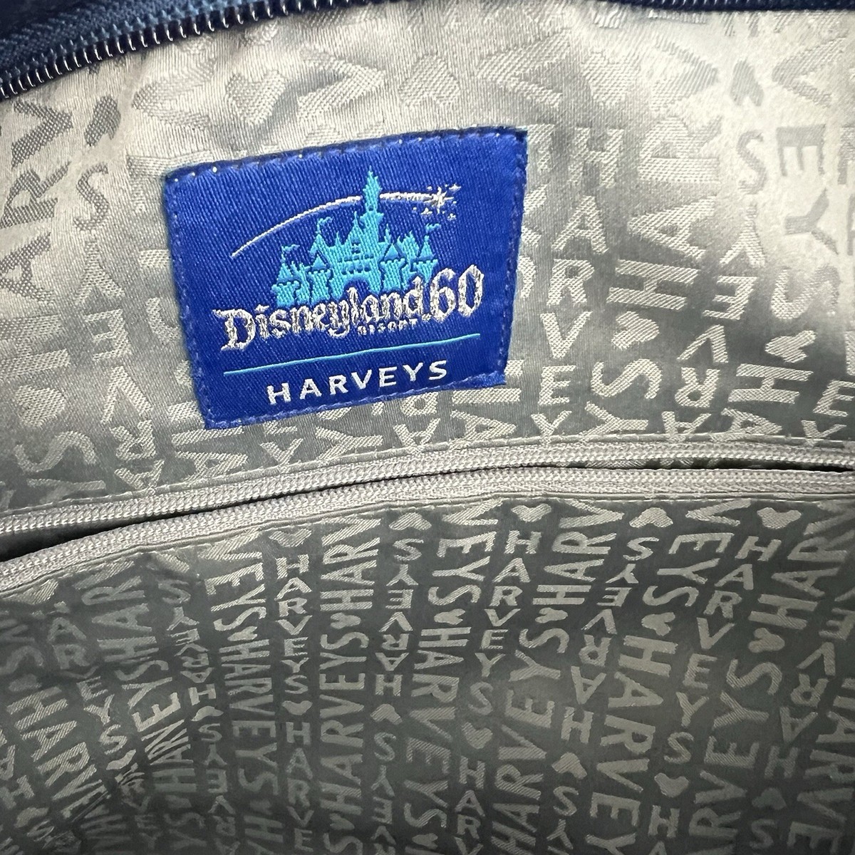 Rare Harveys Disneyland 60th Peter Pan Fantasyland Seat Belt Tote