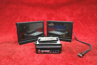 Clarion, Sirius Tech VRX765VD DVD Player W/ 10'' LCD Display Screens & Remote 12V