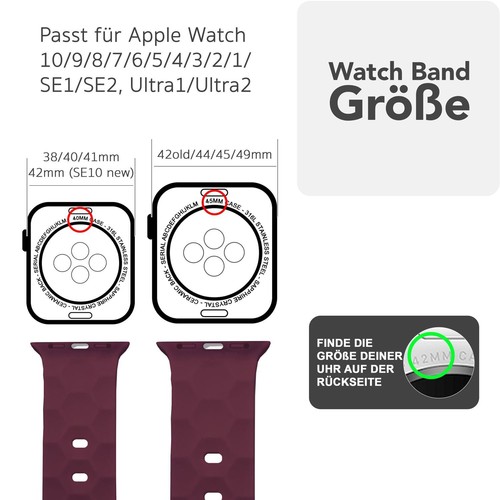 Bransoletka Hexion do Apple Watch Series SE 10 9 8 7 6 5 4 3 2 1, 38/40/41/42mm - Zdjęcie 38 z 78