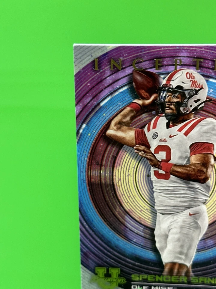 🏈2022-23 Bowman University Inception #26 Base Spencer Sanders, Ole Miss!🏈 - Image 4 of 4