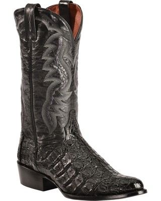 Dan Post Men's Flank Exotic Caiman Western Boot - Round Toe - DP2385_X
