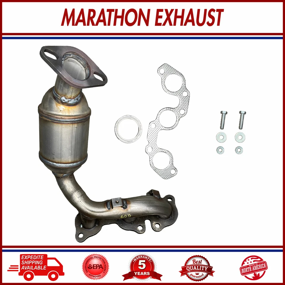 Catalítico trasero para 06-08 Lexus RX400h/06-10 Toyota Highlander 3,3 L híbrido solamente Foto 3 de 4