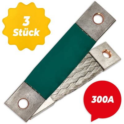3 Stück - 300A Flexible Busbars LiFePO4 Verbinder LFP Zellen Kupfer EVE, CATL