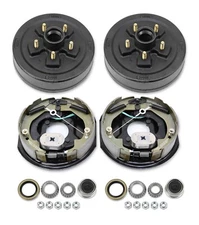 LIBRA Trailer Hub Drum Kit 5 on 4.5" & Self Adjusting Electric Brake 3500lb Axle