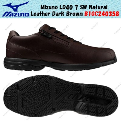 Mizuno LD40 7 SW Natural Leather Dark Brown B1GC240358 Men's Size