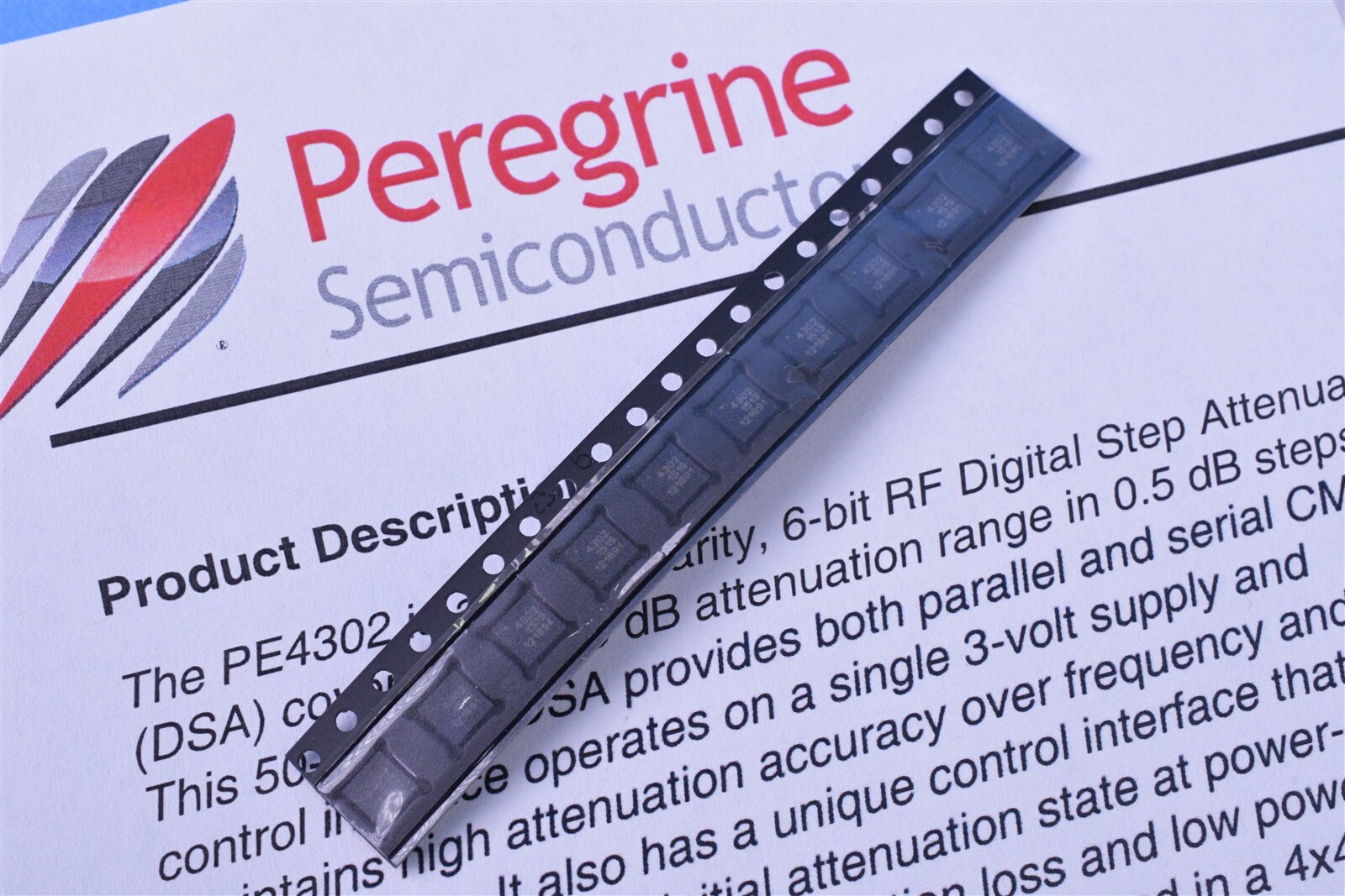 10 pSemi RF Digital Attenuator 6-bit 31.5 dB DC – 4.0 GHz PE4302 4302-52