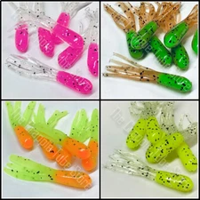 10 Core-Dipped™ Crappie Tube Jigs - Select Your Color
