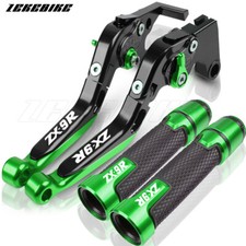 Brems Kupplungshebel Lenkergriffe Set für Kawasaki ZX9R 1998-1999 ZX9 1994-1997