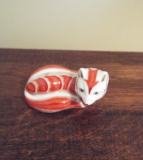 ROYAL CROWN DERBY RED FOX  - FIRST QUALITY WITH GOLD STOPPER