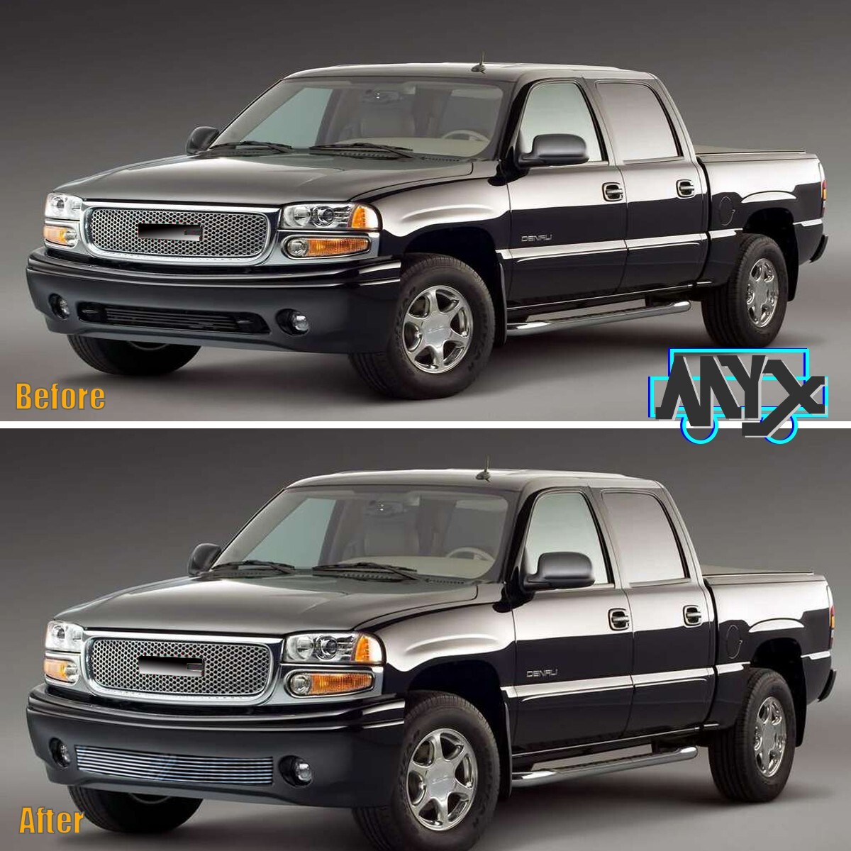 Grill Fits 1999-2006 GMC Yukon/02-06 Sierra Denali Lower Bumper Billet Grille