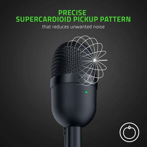 * Razer Seiren Mini Microphone USB Streaming Broadcasting PC Black - Zdjęcie 2 z 4