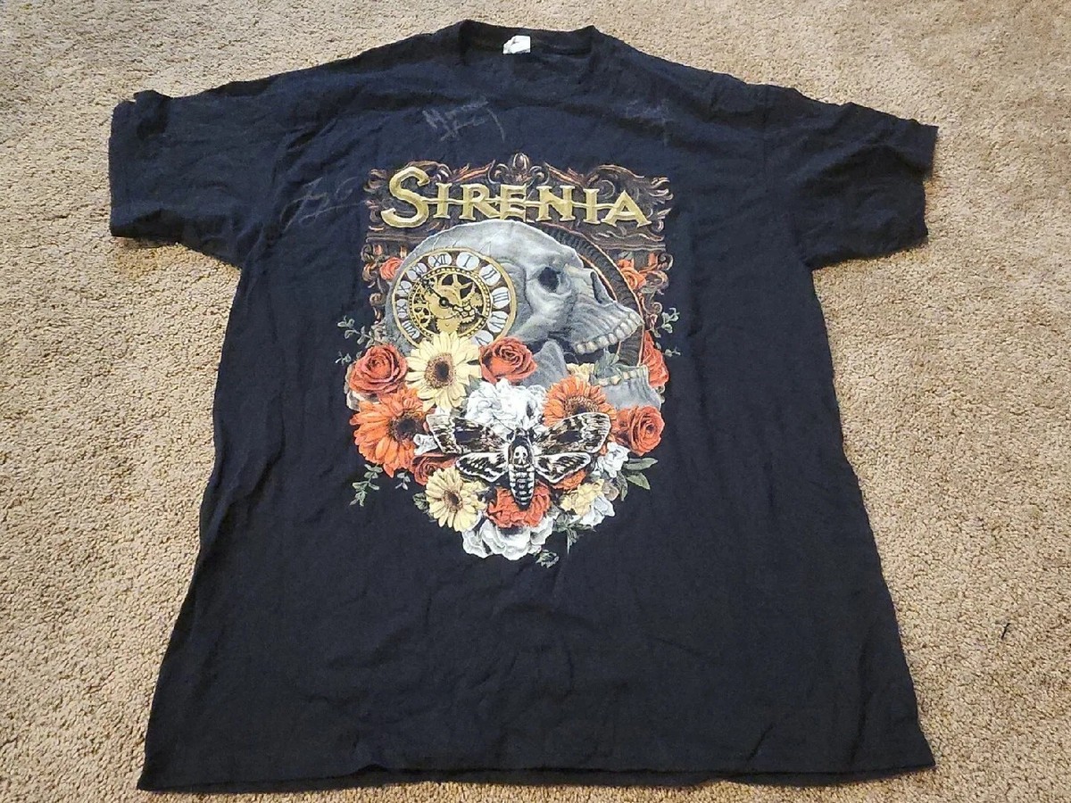 2018 Tour Short sleeve XL shirt Sirenia Band shirt Fruit of 2018 Tour Short sleeve XL shirt Sirenia Band shirt Fruit of