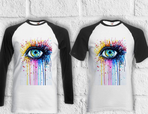 Rainbow Eye Art Drawing Hipster T shirt Men Women Hoodie Sweatshirt Unisex 625 - 第 5/10 張圖片