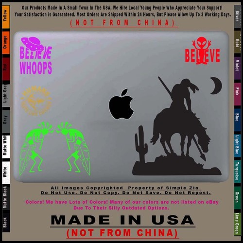 - Native American End Of The Trail Cactus Moon Indian Warrior Decal Sticker - Foto 6 di 12