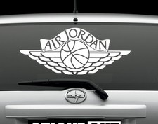 Air Jordan Wings Vinyl Decal Auto Graphics Or Wall Sticker 24 Wide