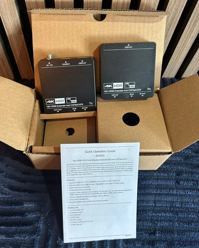 4k HDR 1080p Over Cat5 Cat6 18G HDMI Extender Kit