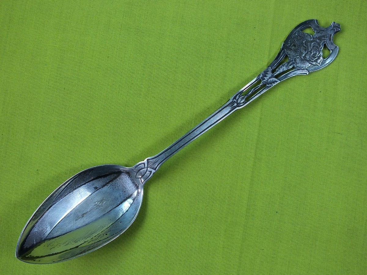 ち*き様   ROSE スプーン STERLING 925 STERLING SILVER ROSE SPOON 18.4 GRAMS ANTIQUE MARKED | eBay