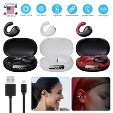 Q92 Clip-On Wireless Earbuds BT 5.3 Lossless Sound Digital Battery Display‌