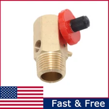 Air Tank Manifold Tool w/ Fill Port Plastic Shut Off Safety Valve Relief Bypass