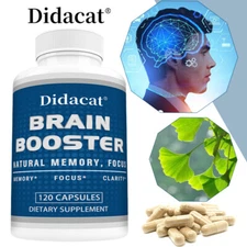 Brain Booster Capsules Brain Memory Support, Ameliorate Brain Function Health