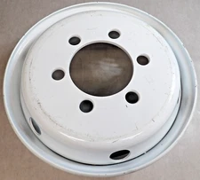 Accuride 19.5x6.00 Steel Wheel 6 Lug Stud Pilot White 2 Hand Hole Rim New