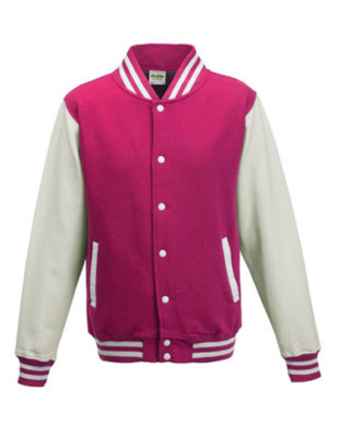 Just Hoods Varsity Jacket College Baseball Sweatjacke XS - XXL JH043 (C)