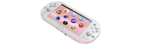 PS Vita Light Pink White PCH 2000 ZA19 Console Charger Box [N]