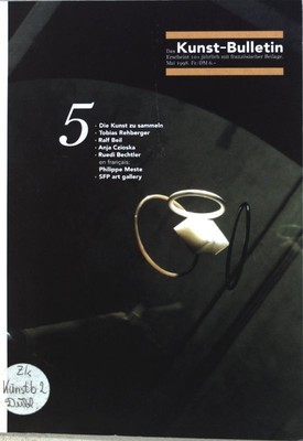 Kakophonie, Kohlköpfe und Stiefmütterchen; in: Nr. 5 Kunst-Bulletin; Beil, Ralf: