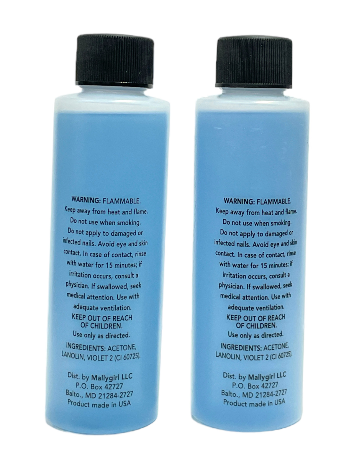 Mally 24/7 Soak Off Gel Polish Remover (4oz / 118.3mL) NEW; YOU PICK!!