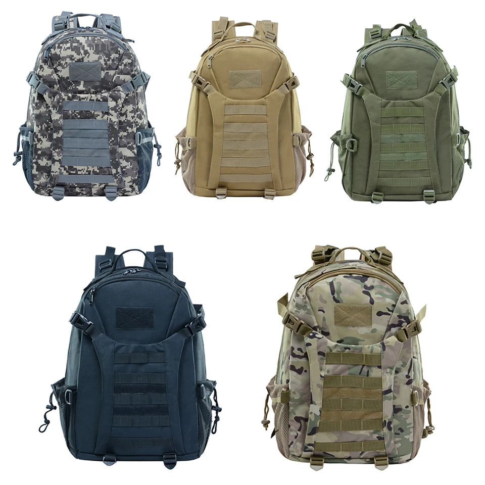 Tactical Backpack for Men Hiking Day Pack Molle Military Rucksack Waterproof 28L - Image 2 of 4