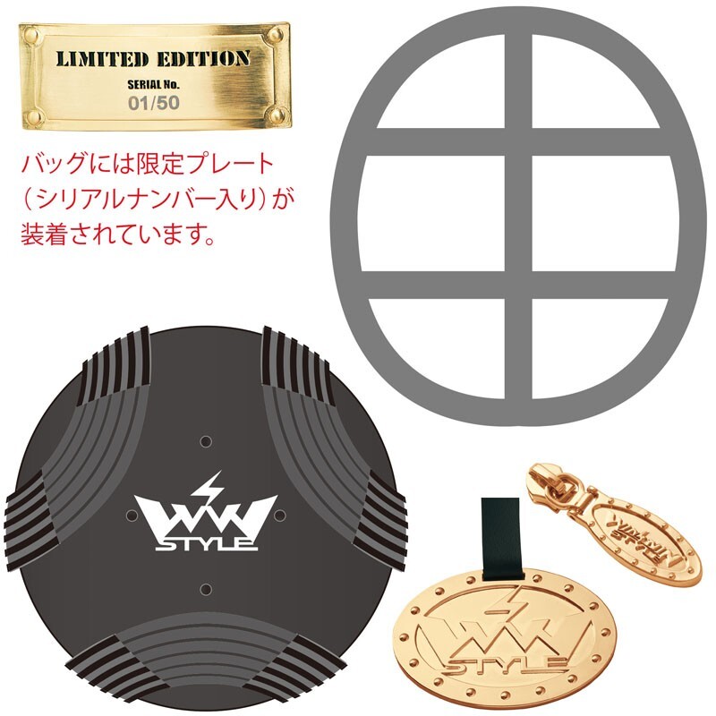 WINWIN STYLE Golf Japan 2023 SEVEN GODs CART BAG CB381 Black Caddy 9.0