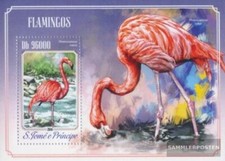 Sao Tome e Principe bloc-feuillet 1018 neuf avec gomme originale 2014 Flamingos