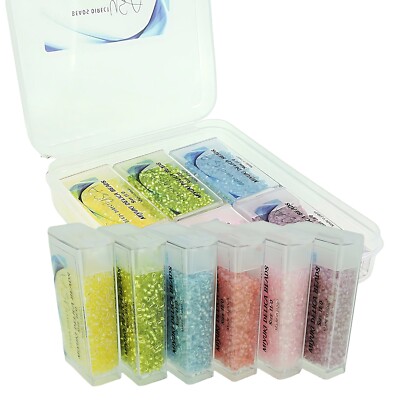 6 Colors - 60GM Miyuki Delica Seed Beads Size 11/0 - Spring Collection