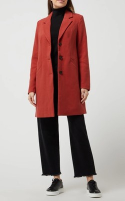 Vero Moda Women's Blazer Coat Size L XL Orange Polyester Mid-Length Stylish