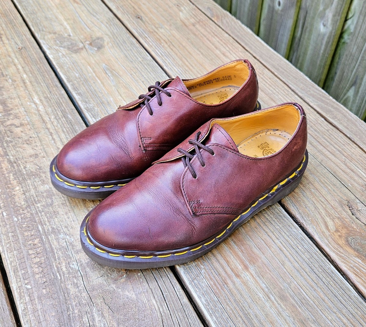 靴 Dr. Martens 1461 made in England UK8 1461 Made in England Heritage Leather Oxford Shoes in