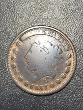 1837 Hard Times Token Not One Cent For Tribute Slight Bend We Combine Shipping