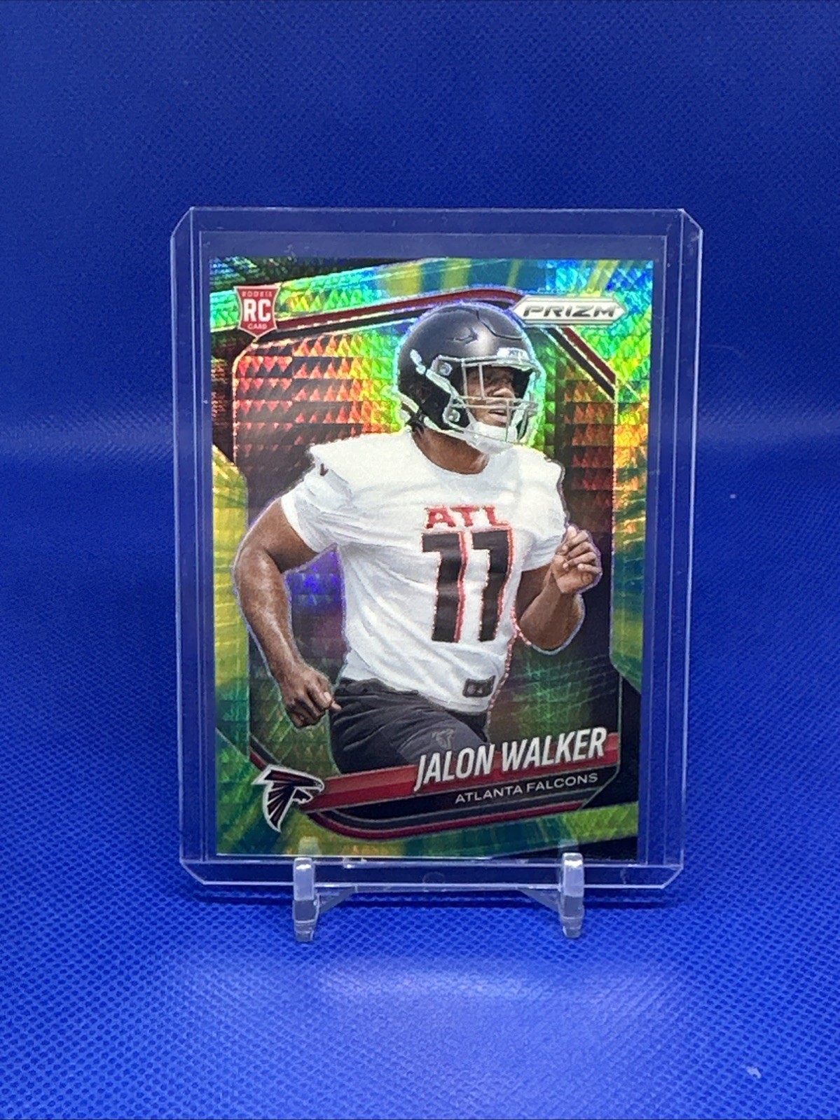 2025 Panini Prizm - Rookies Jalon Walker #398 Hyper Prizm /200 (RC)