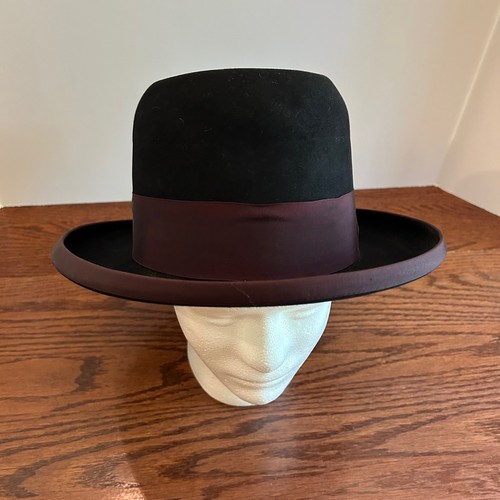 Vintage Dickerson & Company Detroit Hatters 7 1/4 fedora porkpie w/ Resistol box - Picture 7 of 24