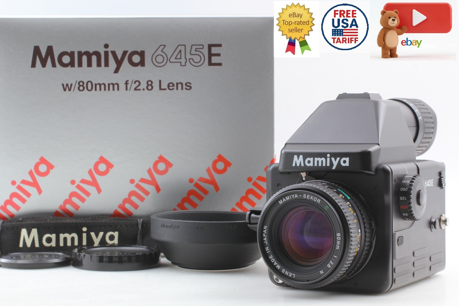Mamiya 645E vintage camera equipment - eBay listing photo 1