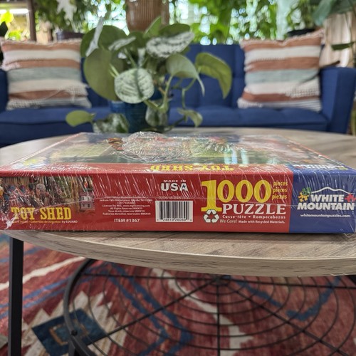 NEU versiegelt 2017 White Mountain Rarität "Spielzeugschuppen" 1000-teiliges Puzzle - Bild 3 von 5