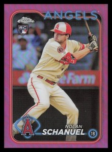 2024 Topps Chrome Pink Refractors #274 Nolan Schanuel