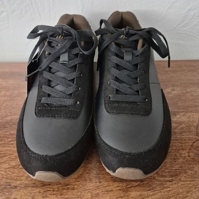 RBX Men's Black Gold Lace Up Athletic Sneakers Size #10 NWT No Box